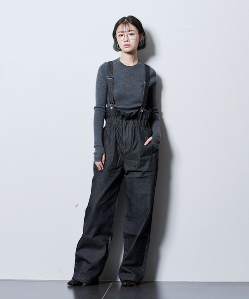 CITYSHOP（シティーショップ）の「ROUTINE CREW NECK RIB TOP：ニット（ニット/セーター・レディース・ブラック/グレー/ブルー系その他・FREE）」の21枚目の写真