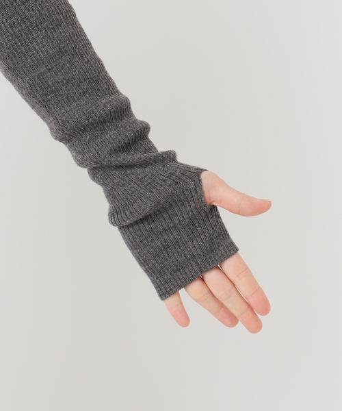 CITYSHOP（シティーショップ）の「ROUTINE CREW NECK RIB TOP：ニット（ニット/セーター・レディース・ブラック/グレー/ブルー系その他・FREE）」の6枚目の写真