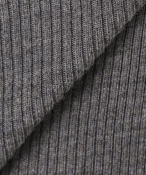 CITYSHOP（シティーショップ）の「ROUTINE CREW NECK RIB TOP：ニット（ニット/セーター・レディース・ブラック/グレー/ブルー系その他・FREE）」の7枚目の写真