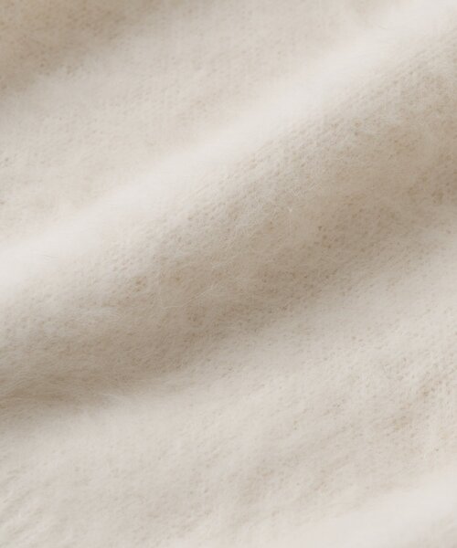 La boutique BonBon（ラブティックボンボン）の「【今すぐお届け！・最強美人見え】ヘアリーウールカシミヤ混前後２WAYニット（ニット/セーター・レディース・ピンク/ネイビー/ミント/オフホワイト・FREE）」の11枚目の写真