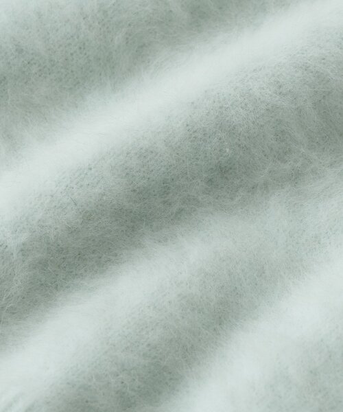 La boutique BonBon（ラブティックボンボン）の「【今すぐお届け！・最強美人見え】ヘアリーウールカシミヤ混前後２WAYニット（ニット/セーター・レディース・ピンク/ネイビー/ミント/オフホワイト・FREE）」の21枚目の写真