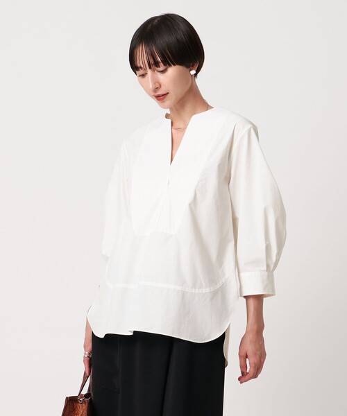 セール】オックス コンビ シャツ ブラウス ‐ウォッシャブル‐（シャツ