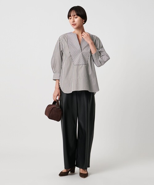 オックス コンビ シャツ ブラウス ‐ウォッシャブル‐（シャツ/ブラウス