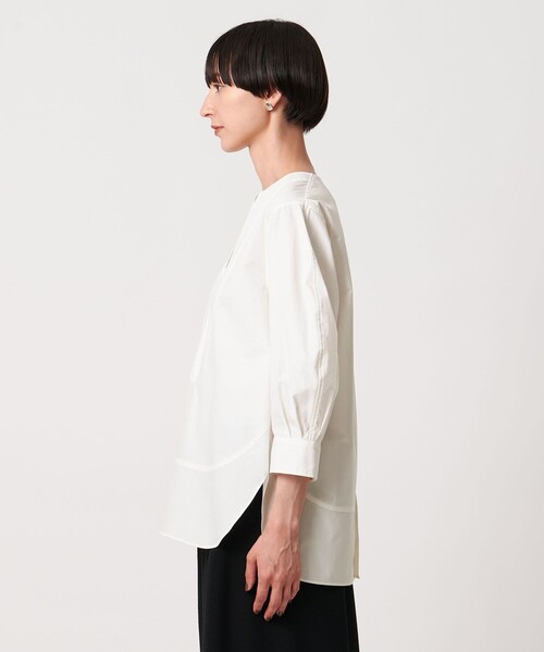 UNITED ARROWS（ユナイテッドアローズ）の「オックス コンビ シャツ ブラウス ‐ウォッシャブル‐（シャツ/ブラウス・レディース・ホワイト/ライトブルー/その他2・FREE）」の7枚目の写真