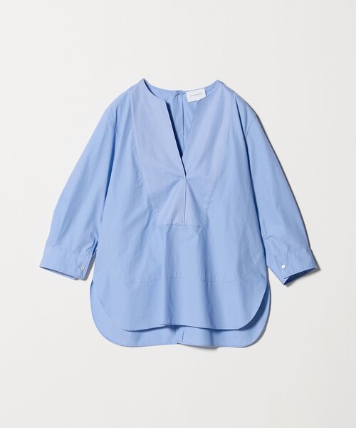 UNITED ARROWS（ユナイテッドアローズ）の「オックス コンビ シャツ ブラウス ‐ウォッシャブル‐（シャツ/ブラウス・レディース・ホワイト/ライトブルー/その他2・FREE）」の9枚目の写真