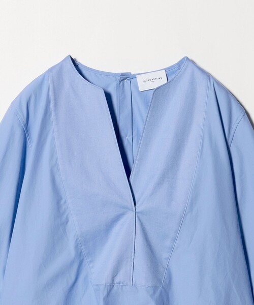 UNITED ARROWS（ユナイテッドアローズ）の「オックス コンビ シャツ ブラウス ‐ウォッシャブル‐（シャツ/ブラウス・レディース・ホワイト/ライトブルー/その他2・FREE）」の11枚目の写真
