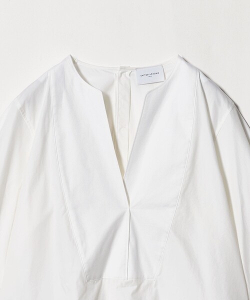 UNITED ARROWS（ユナイテッドアローズ）の「オックス コンビ シャツ ブラウス ‐ウォッシャブル‐（シャツ/ブラウス・レディース・ホワイト/ライトブルー/その他2・FREE）」の22枚目の写真