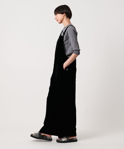 【美品】UNITED ARROWS ベルベット サロペット パンツ　38 セール】ベルベット サロペット パンツ（サロペット/オーバーオール