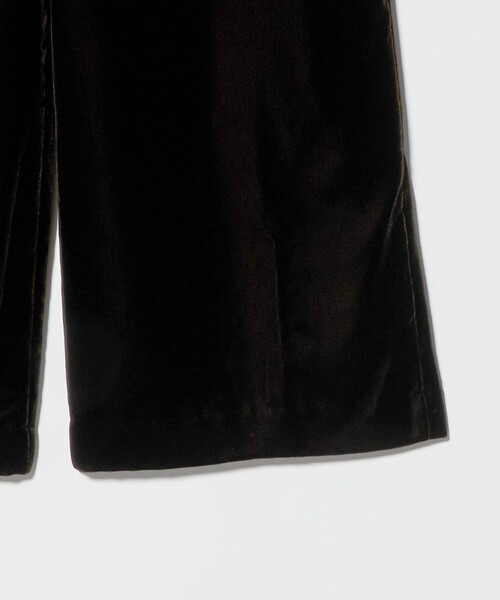 UNITED ARROWS(ユナイテッドアローズ)の「ベルベット サロペット パンツ(サロペット/オーバーオール・レディース・ブラック/ダークブラウン・38/36)」の16枚目の写真