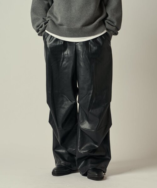 Lui's（ルイス）の「シンセテックレザーパラシュートパンツ（その他パンツ・メンズ・ブラック・M/S）」の14枚目の写真