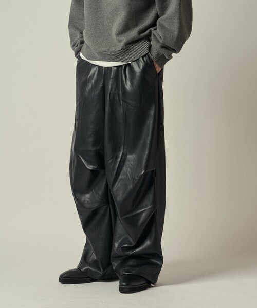 Lui's（ルイス）の「シンセテックレザーパラシュートパンツ（その他パンツ・メンズ・ブラック・M/S）」の15枚目の写真