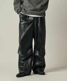 Lui's | シンセテックレザーパラシュートパンツ(その他パンツ)