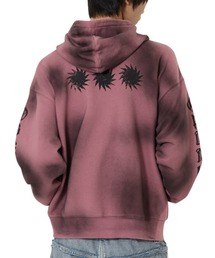 OY（オーワイ）の「『OY/オーワイ』DIRTY SPRAY EFFECT HOODIE ZIP UP/スプレージップアップパーカー（パーカー）」
