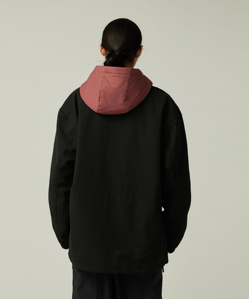 Snow Peak(スノーピーク)の「Snow Peak / Hybrid Wool Coach Jacket ハイブリッドウール コーチジャケット(その他アウター・メンズ・ブラック/ダークブラウン・L/M/S/XL)」の7枚目の写真