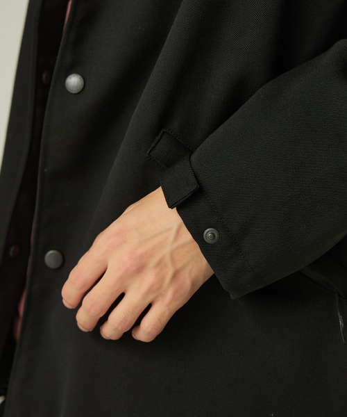 Snow Peak(スノーピーク)の「Snow Peak / Hybrid Wool Coach Jacket ハイブリッドウール コーチジャケット(その他アウター・メンズ・ブラック/ダークブラウン・L/M/S/XL)」の12枚目の写真