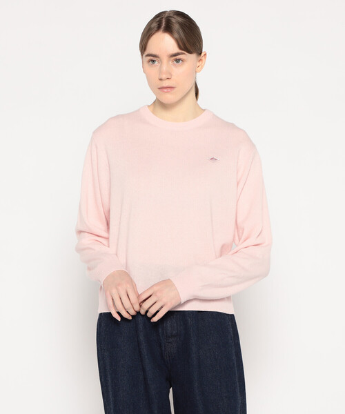 WOMEN'S LAMBSWOOL CREW NECK KNIT PULLOVER（ニット/セーター