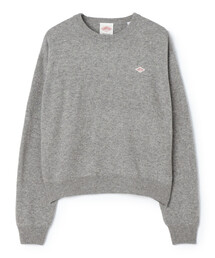 DANTON | WOMEN'S LAMBSWOOL CREW NECK KNIT PULLOVER(ニット/セーター)