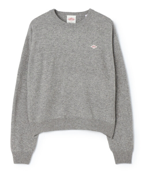 DANTON(ダントン)の「WOMEN'S LAMBSWOOL CREW NECK KNIT PULLOVER(ニット/セーター・レディース・オフホワイト/グレイッシュベージュ/ブラック/ライトブルー/ピンク系その他/ダークグレー/モカ/オートミール/ライトグレー/レッド・36/38)」の4枚目の写真