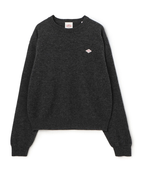 WOMEN'S LAMBSWOOL CREW NECK KNIT PULLOVER（ニット/セーター