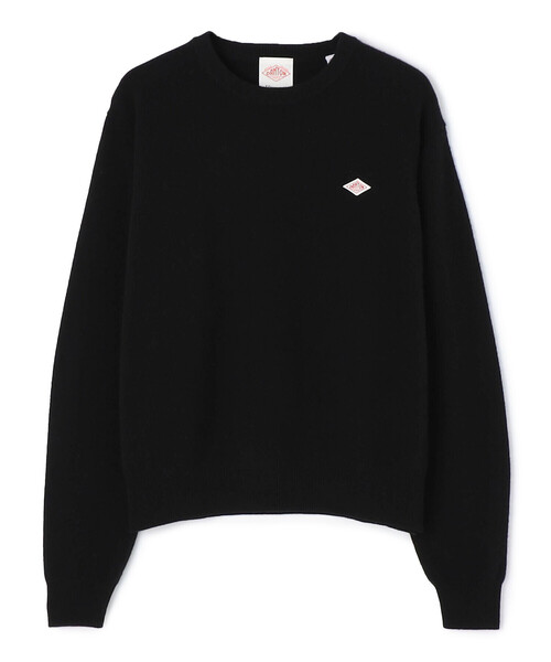 DANTON(ダントン)の「WOMEN'S LAMBSWOOL CREW NECK KNIT PULLOVER(ニット/セーター・レディース・オフホワイト/グレイッシュベージュ/ブラック/ライトブルー/ピンク系その他/ダークグレー/モカ/オートミール/ライトグレー/レッド・36/38)」の3枚目の写真