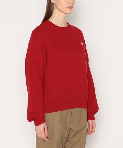 WOMEN'S LAMBSWOOL CREW NECK KNIT PULLOVER（ニット/セーター
