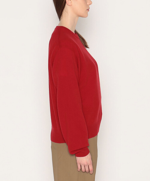DANTON(ダントン)の「WOMEN'S LAMBSWOOL CREW NECK KNIT PULLOVER(ニット/セーター・レディース・オフホワイト/グレイッシュベージュ/ブラック/ライトブルー/ピンク系その他/ダークグレー/モカ/オートミール/ライトグレー/レッド・36/38)」の13枚目の写真