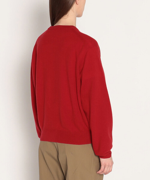 DANTON(ダントン)の「WOMEN'S LAMBSWOOL CREW NECK KNIT PULLOVER(ニット/セーター・レディース・オフホワイト/グレイッシュベージュ/ブラック/ライトブルー/ピンク系その他/ダークグレー/モカ/オートミール/ライトグレー/レッド・36/38)」の14枚目の写真