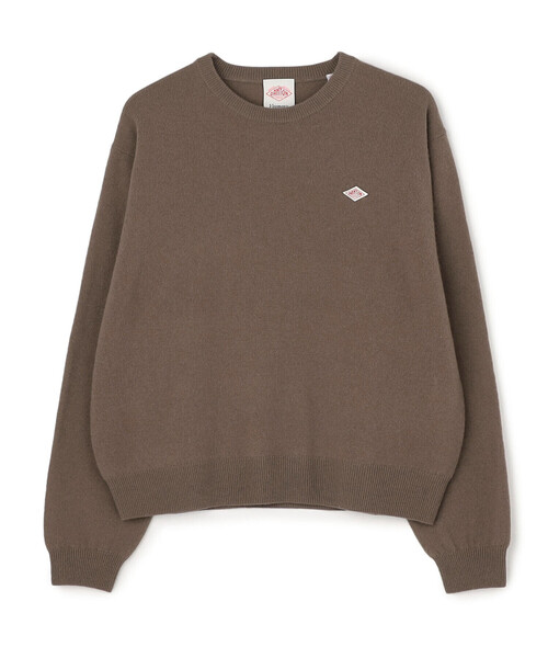 DANTON(ダントン)の「WOMEN'S LAMBSWOOL CREW NECK KNIT PULLOVER(ニット/セーター・レディース・オフホワイト/グレイッシュベージュ/ブラック/ライトブルー/ピンク系その他/ダークグレー/モカ/オートミール/ライトグレー/レッド・36/38)」の21枚目の写真