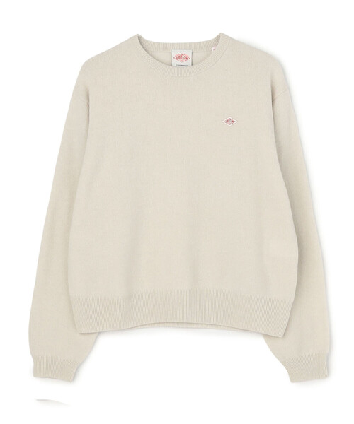 DANTON(ダントン)の「WOMEN'S LAMBSWOOL CREW NECK KNIT PULLOVER(ニット/セーター・レディース・オフホワイト/グレイッシュベージュ/ブラック/ライトブルー/ピンク系その他/ダークグレー/モカ/オートミール/ライトグレー/レッド・36/38)」の22枚目の写真