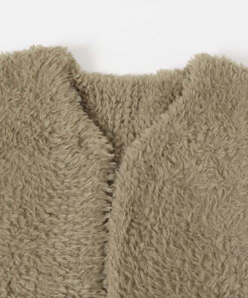 ITEMS URBANRESEARCH（アイテムズ アーバンリサーチ）の「ファーベスト（ベスト・レディース・オフホワイト/ベージュ/ブラウン・FREE）」の4枚目の写真