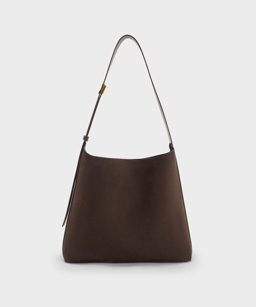 CHARLES & KEITH(チャールズ & キース)の「Edna エドナ スエードホーボーバッグ(ショルダーバッグ・レディース・ブラウン系その他7・L)」の16枚目の写真