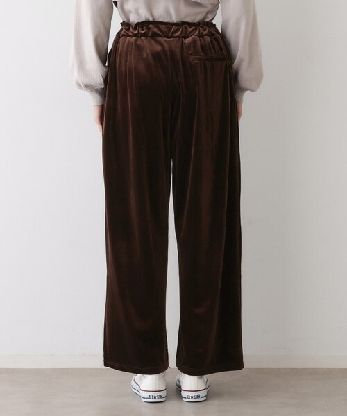 Dessin（デッサン）の「【ウエストゴム/洗える】ベロアイージーパンツ（その他パンツ・レディース・ブラック/ブラウン系その他・01/02）」の13枚目の写真