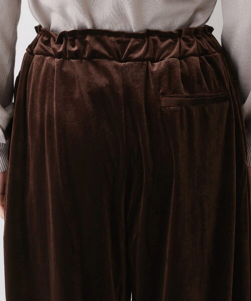 Dessin（デッサン）の「【ウエストゴム/洗える】ベロアイージーパンツ（その他パンツ・レディース・ブラック/ブラウン系その他・01/02）」の15枚目の写真