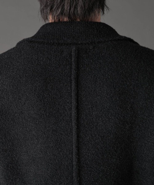 LURAKU（ルラク）の「【LURAKU】Fleece Open Collar Polo Knit / フリースオープンカラーポロニット（ニット/セーター・メンズ・ブラック/カーキ・MEDIUM/LARGE）」の21枚目の写真