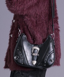 Ellno Loset | バックルベルトハーフムーンショルダーバッグ(ショルダーバッグ)