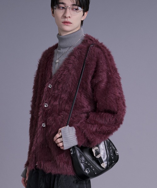 Ellno Loset（エルノロゼット）の「バックルベルトハーフムーンショルダーバッグ（ショルダーバッグ・メンズ・ブラック・FREE）」の12枚目の写真