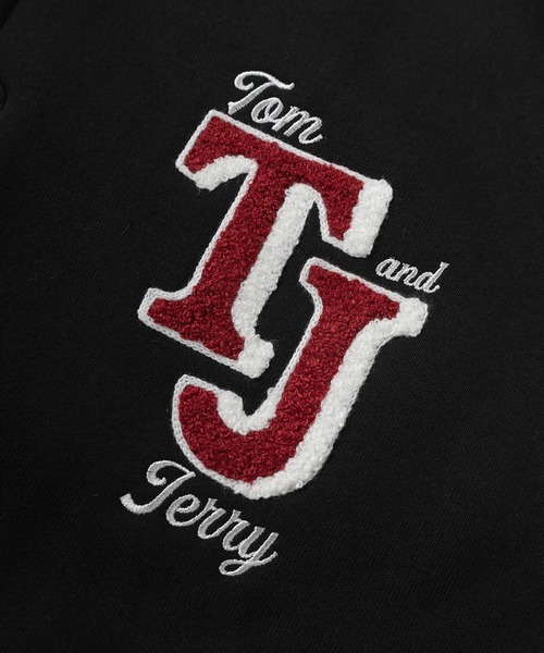 Tom＆Jerry（トムアンドジェリー）の「【71】【TOM＆JERRY/トムとジェリー】裏起毛 サガラ刺繍  スタジャン/ユニセックス/レディース/メンズ（スタジャン・レディース・ネイビー/ブラック/ネイビー系/ブラック系・M/L/XL）」の20枚目の写真