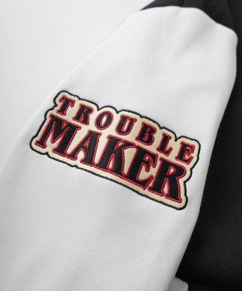 Tom＆Jerry（トムアンドジェリー）の「【71】【TOM＆JERRY/トムとジェリー】裏起毛 サガラ刺繍  スタジャン/ユニセックス/レディース/メンズ（スタジャン・レディース・ネイビー/ブラック/ネイビー系/ブラック系・M/L/XL）」の18枚目の写真