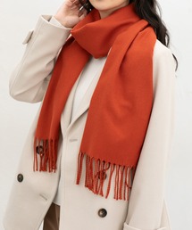 Honeys（ハニーズ）の「【シアバター加工・抗菌防臭・吸湿発熱】無地マフラー（マフラー）」