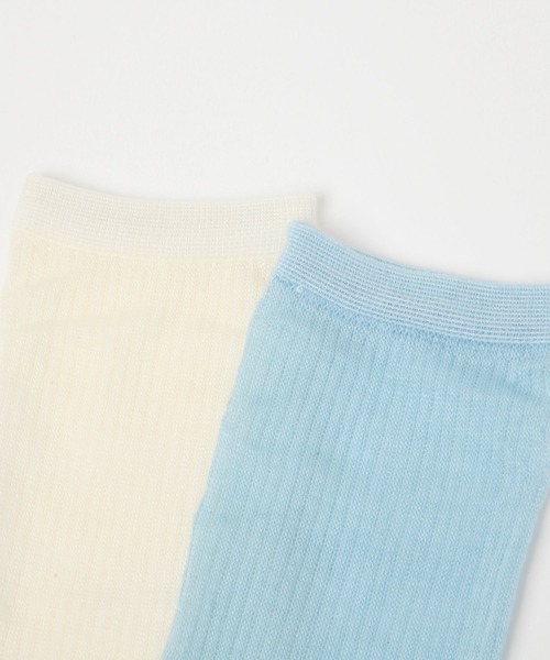 LAKOLE（ラコレ）の「ロング起毛シアーソックス / 581248（ソックス/靴下・レディース・ブラック/ライトブルー/アイボリー・FREE）」の7枚目の写真