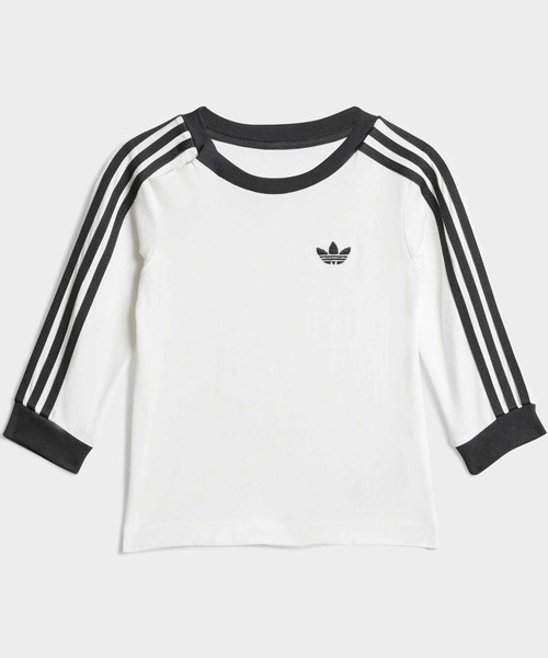 【にゃぎ様】【新品未使用】adidas ホワイトシャツ 2XL デニム 長袖Tシャツ セットアップ キッズ / アディダス