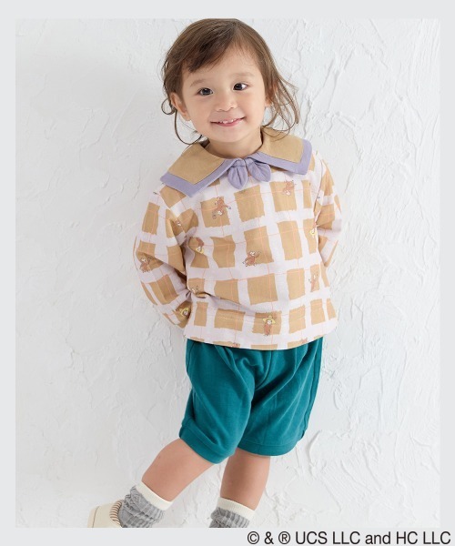 おさるのジョージ X moimoln】ストリートチェックセットアップ