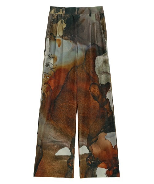 RUST INK ART WIDE PANTS（その他パンツ）｜Ameri（アメリ）の