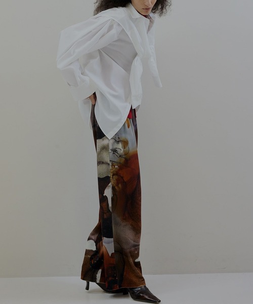 未使用Ameri Vintage RUST INK ART WIDE PANTS RUST INK ART WIDE PANTS（その他パンツ）｜Ameri（アメリ）の