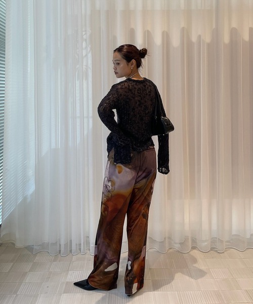 RUST INK ART WIDE PANTS（その他パンツ）｜Ameri（アメリ）の