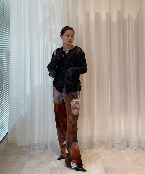 RUST INK ART WIDE PANTS（その他パンツ）｜Ameri（アメリ）の