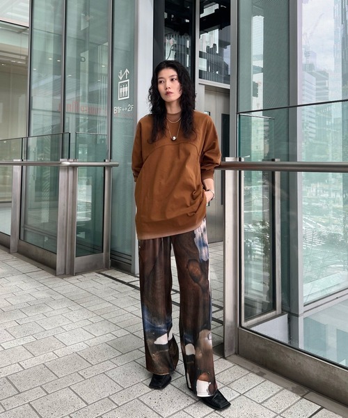 RUST INK ART WIDE PANTS（その他パンツ）｜Ameri（アメリ）の