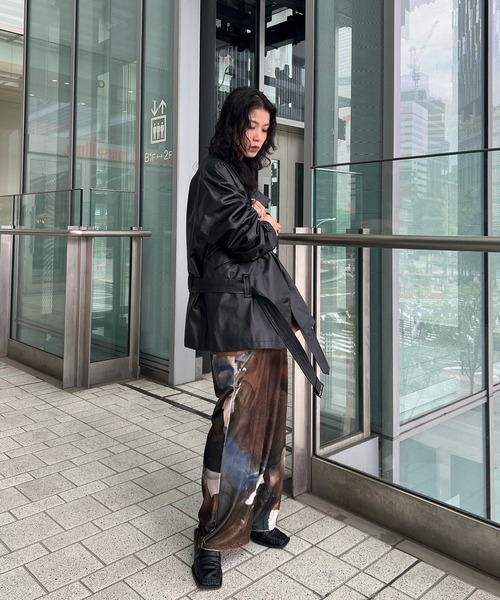 RUST INK ART WIDE PANTS（その他パンツ）｜Ameri（アメリ）の