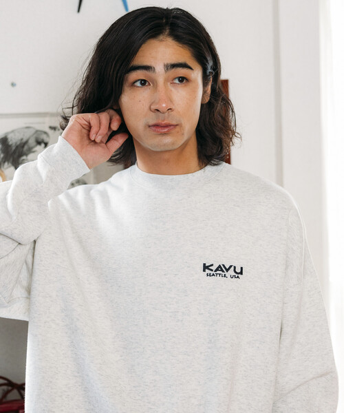 セール】限定展開 KAVU×FREAK'S STORE/カブ― 別注 ベアーフェイス 刺繍