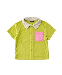 BLUEDOG(ブルードッグ)のBLUEDOG テリー素材 オープンカラーTシャツ(キッズ)(ポロシャツ)